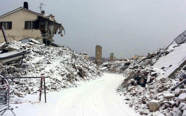 terremoto neve