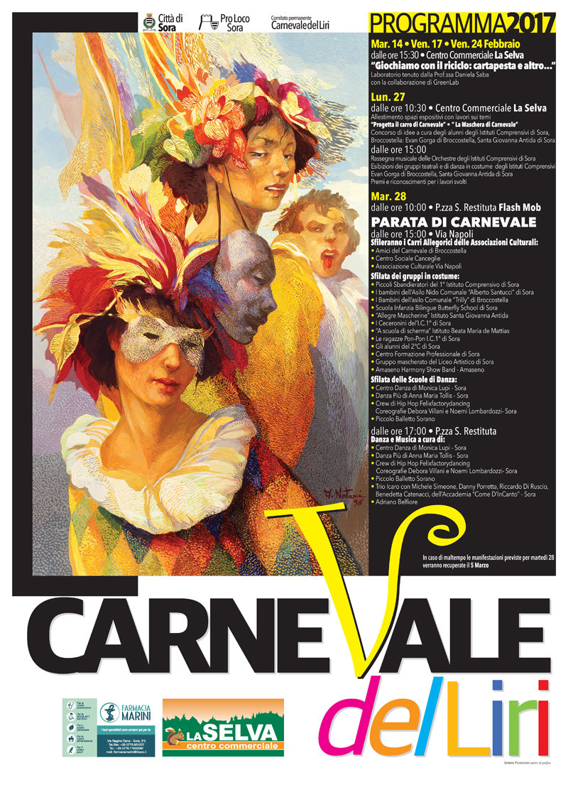 Manifesto carnevale del Liri 2017